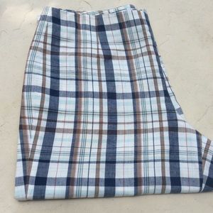 Plaid Talbot’s capris